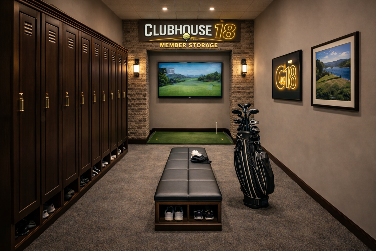 Clubhouse 18 member locker experience